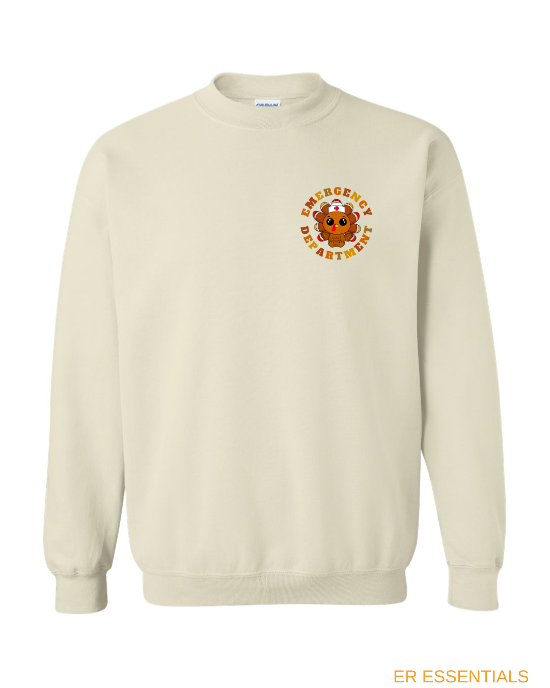 EMERGENCY DEPARTMENT TURKEY CREWNECK SWEATSHIRT