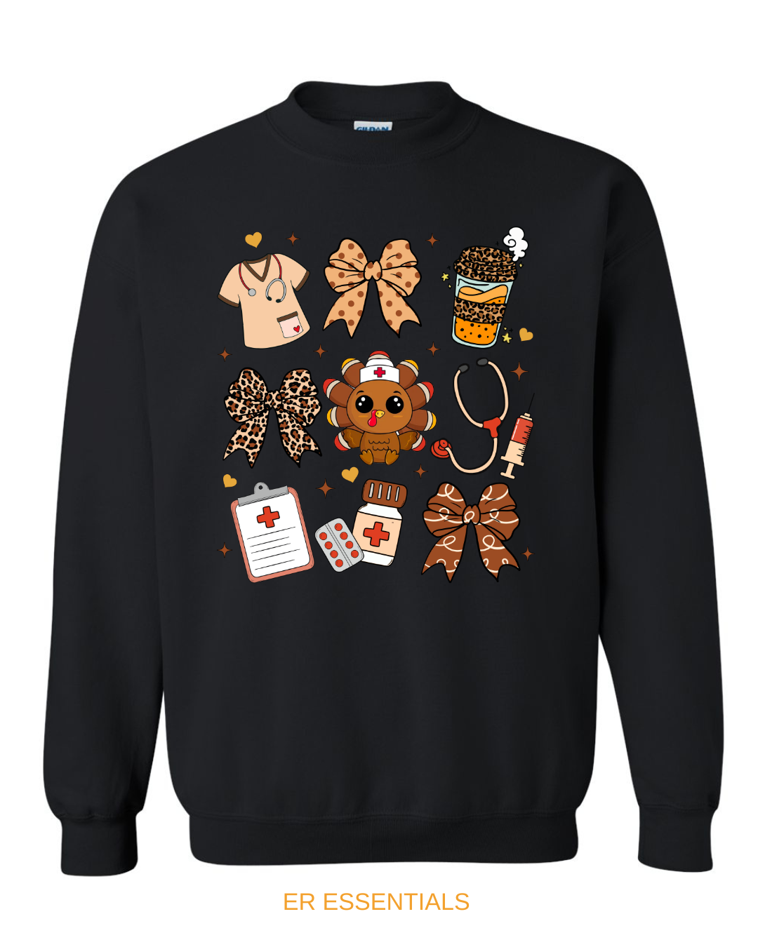 THANKSGIVING NURSE CREWNECK SWEATSHIRT