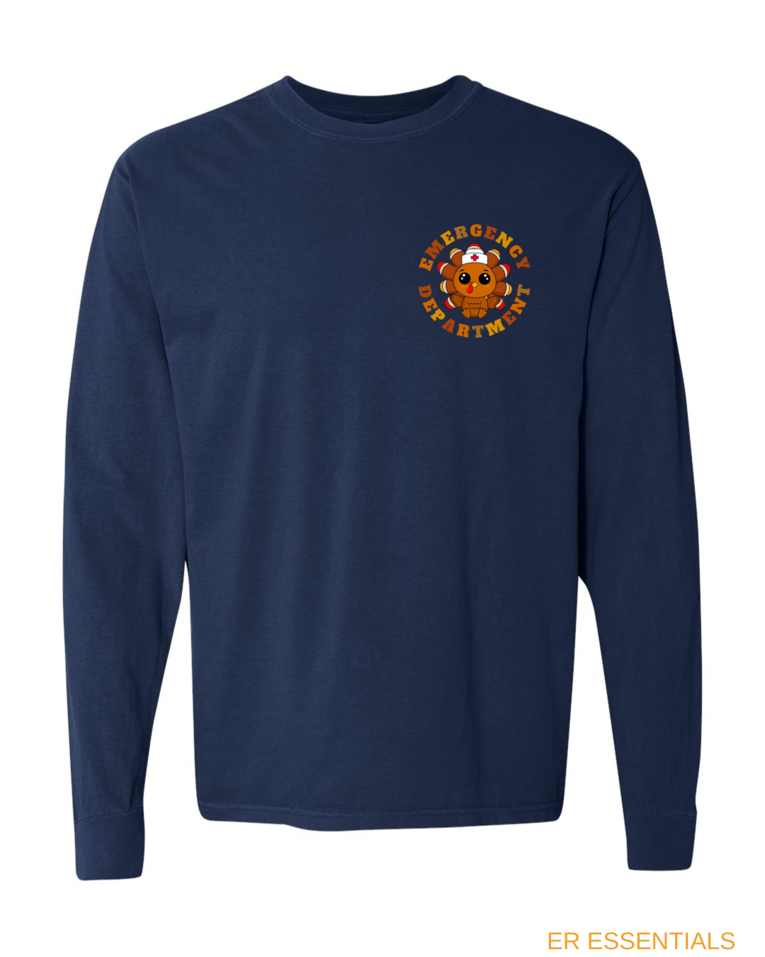 TURKEY EMERGENCY DEPARTMENT LONG SLEEVE (comfort colors)