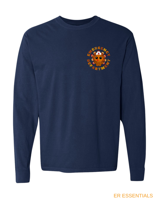 TURKEY EMERGENCY DEPARTMENT LONG SLEEVE (comfort colors)