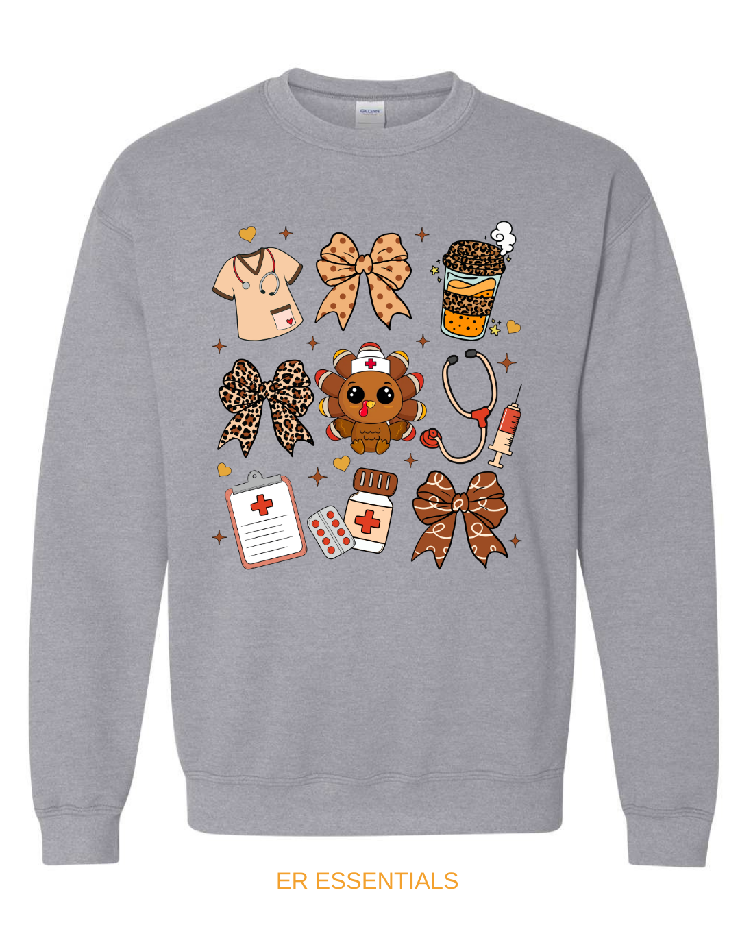THANKSGIVING NURSE CREWNECK SWEATSHIRT