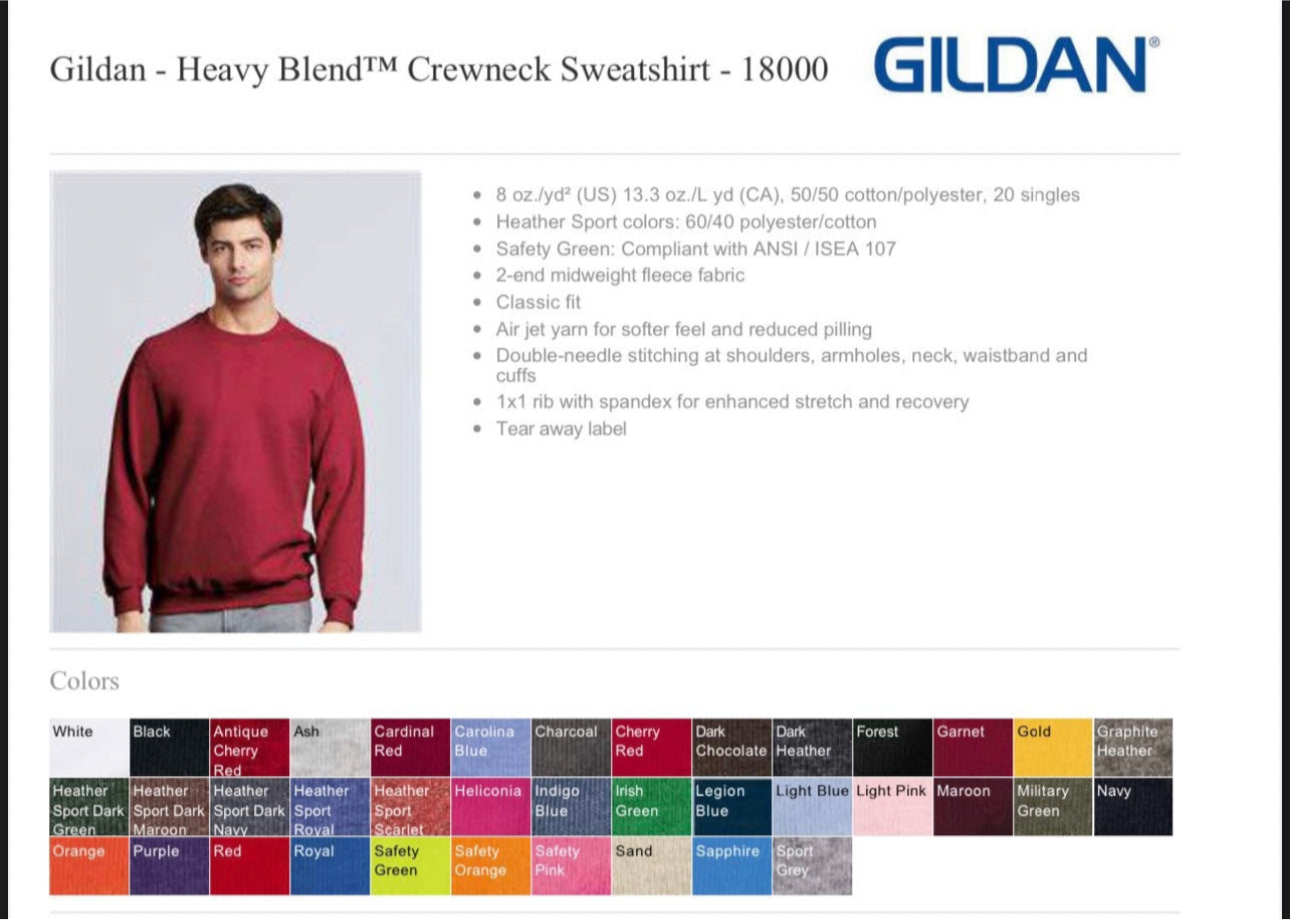 **PRE-ORDER SALE** EMERGENCY DEPARTMENT HALLOWEEN CREWNECK SWEATSHIRT