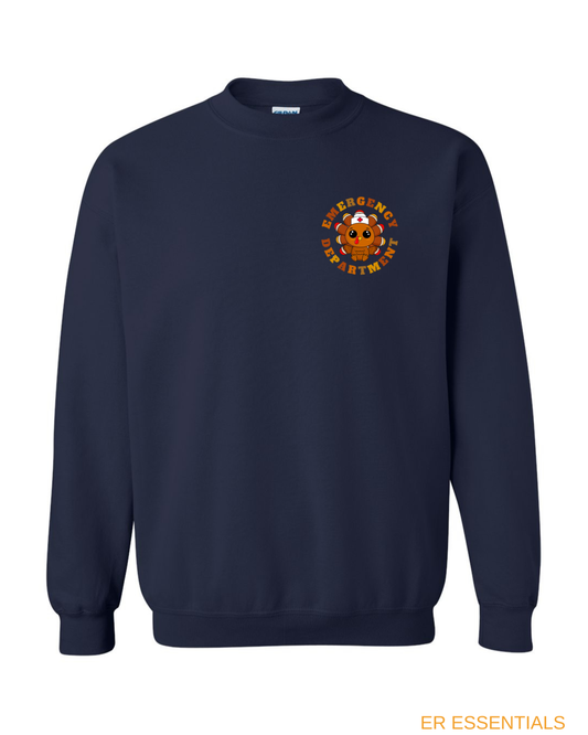 EMERGENCY DEPARTMENT TURKEY CREWNECK SWEATSHIRT