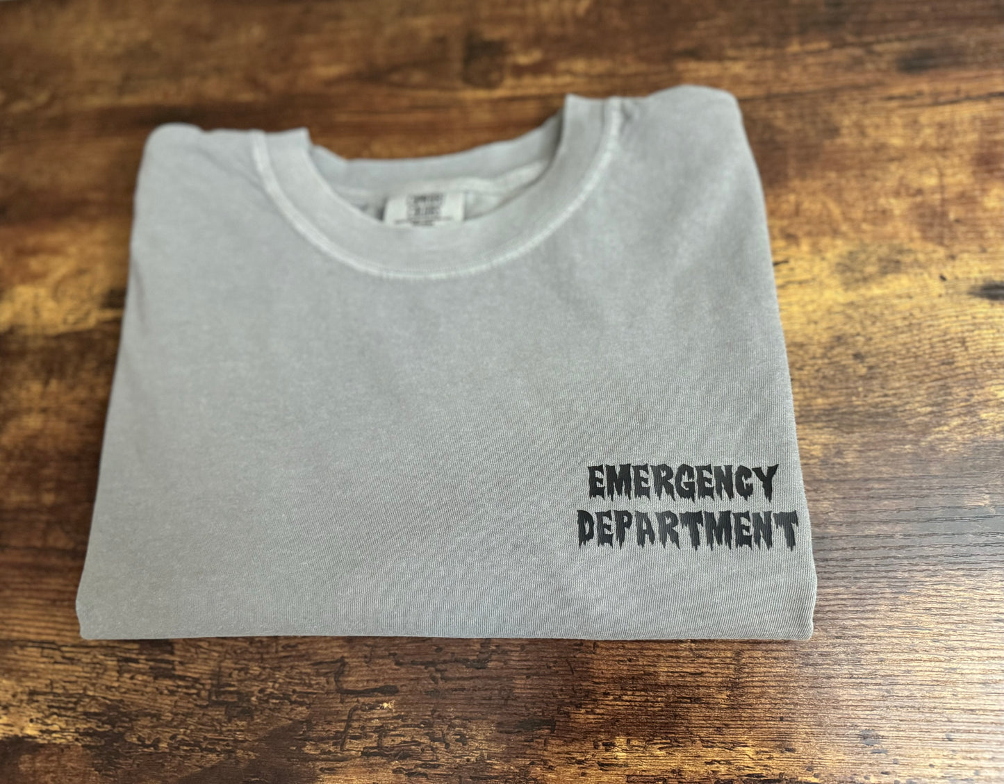 HALLOWEEN EMERGENCY DEPARTMENT SHORT SLEEVE T-SHIRT (comfort colors)