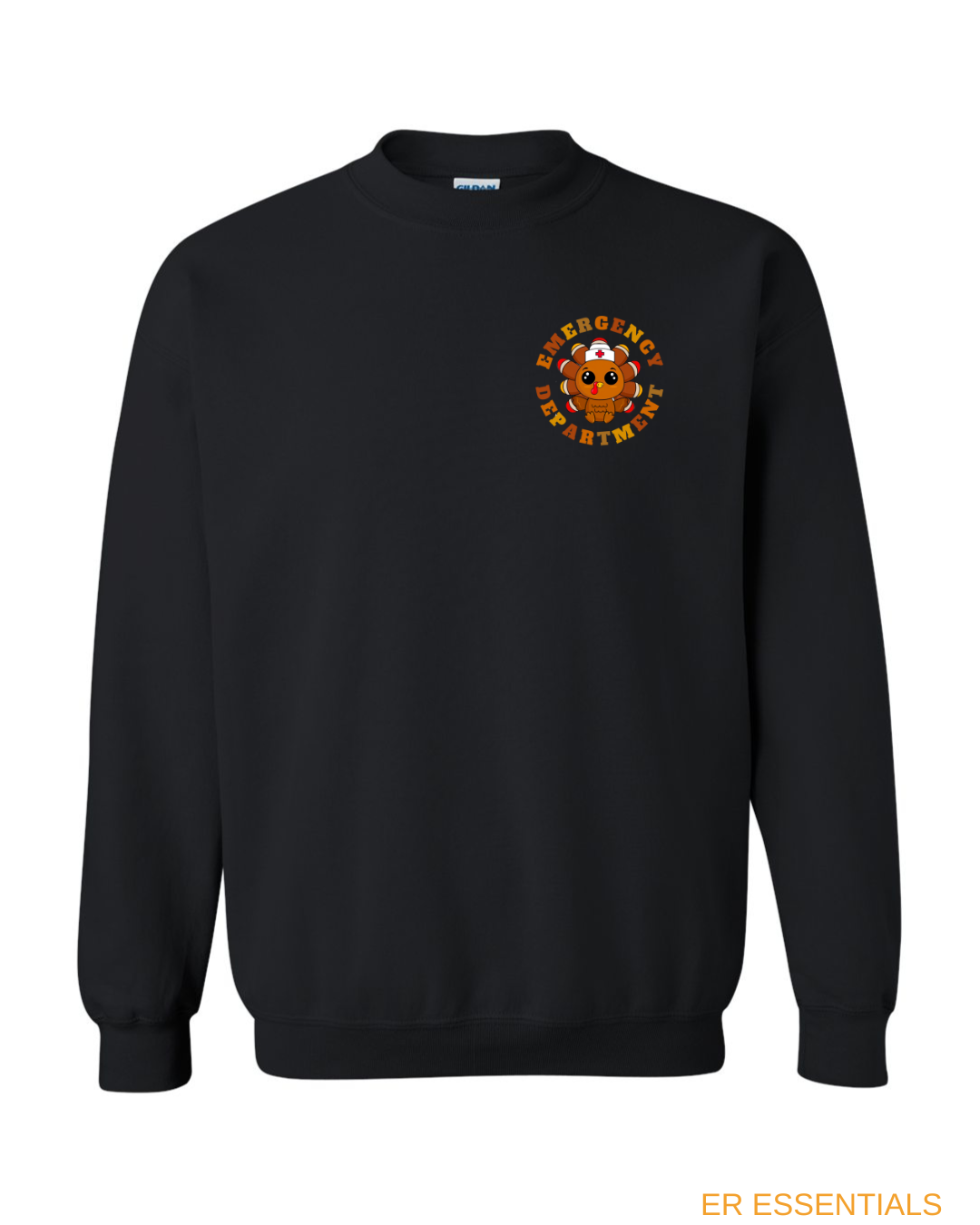 EMERGENCY DEPARTMENT TURKEY CREWNECK SWEATSHIRT