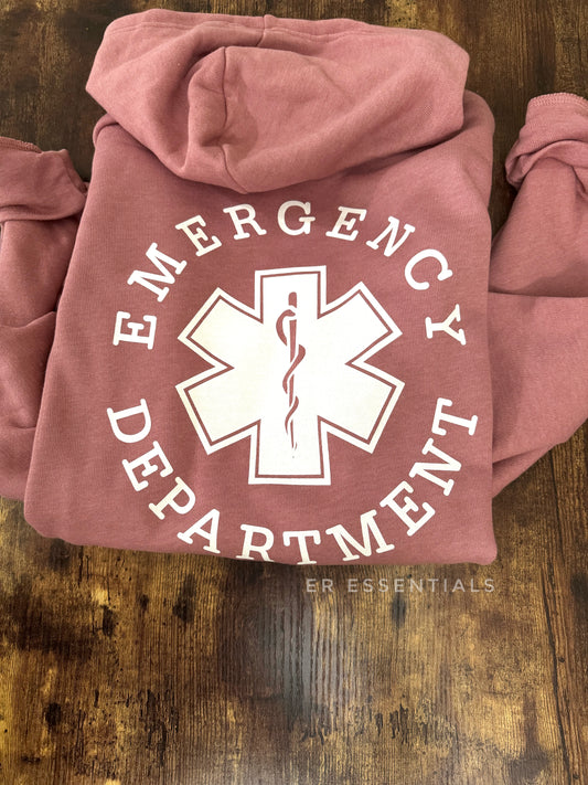 FULL ZIP EMERGENCY DEPARTMENT SWEATSHIRT