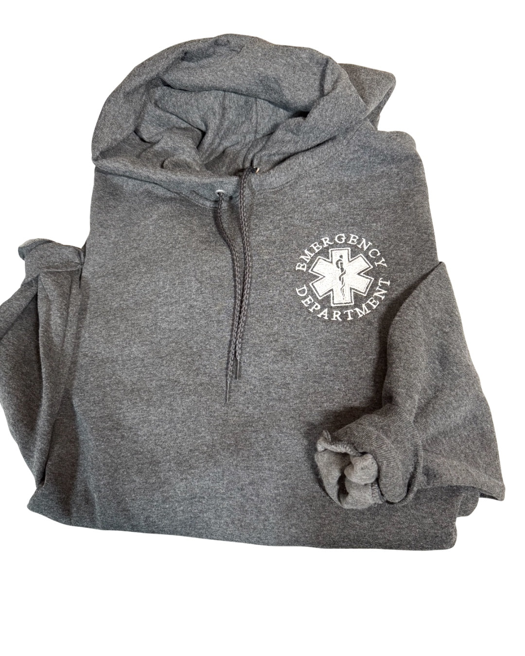 Embroidered Emergency Department Pullover Hooded Sweatshirt