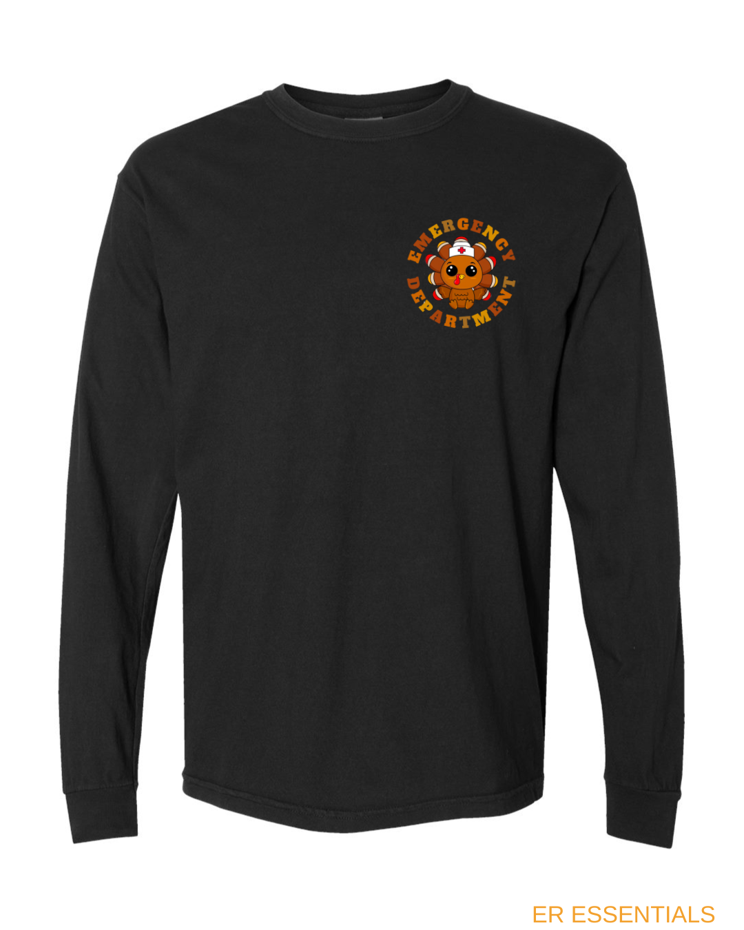 TURKEY EMERGENCY DEPARTMENT LONG SLEEVE (comfort colors)