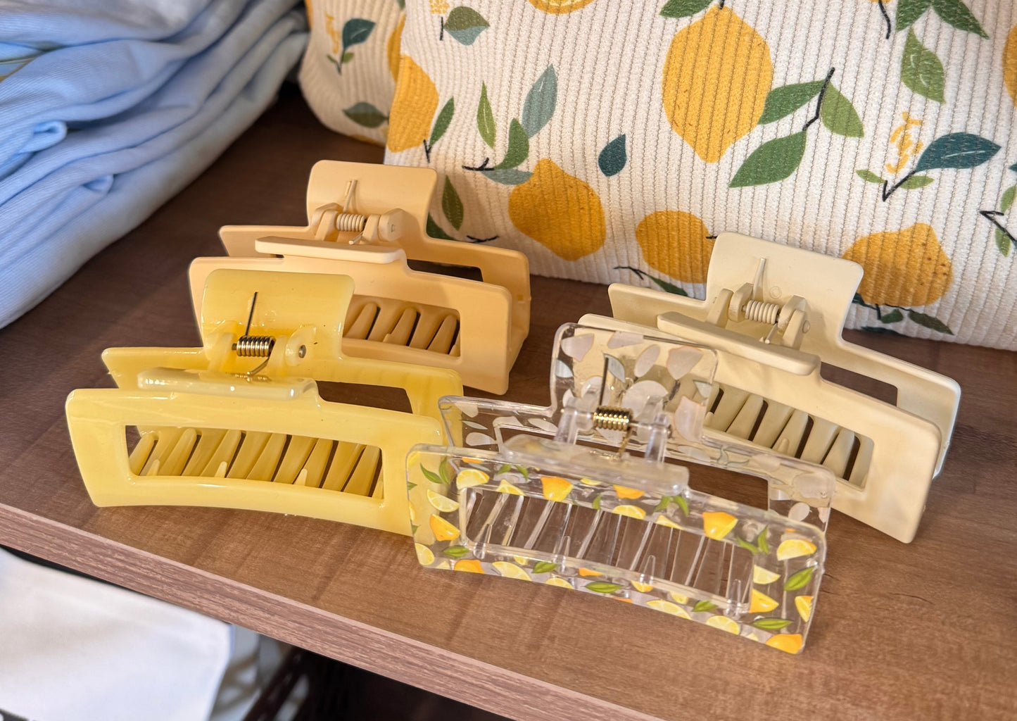 Hair Claw Clip- Lemon Collection