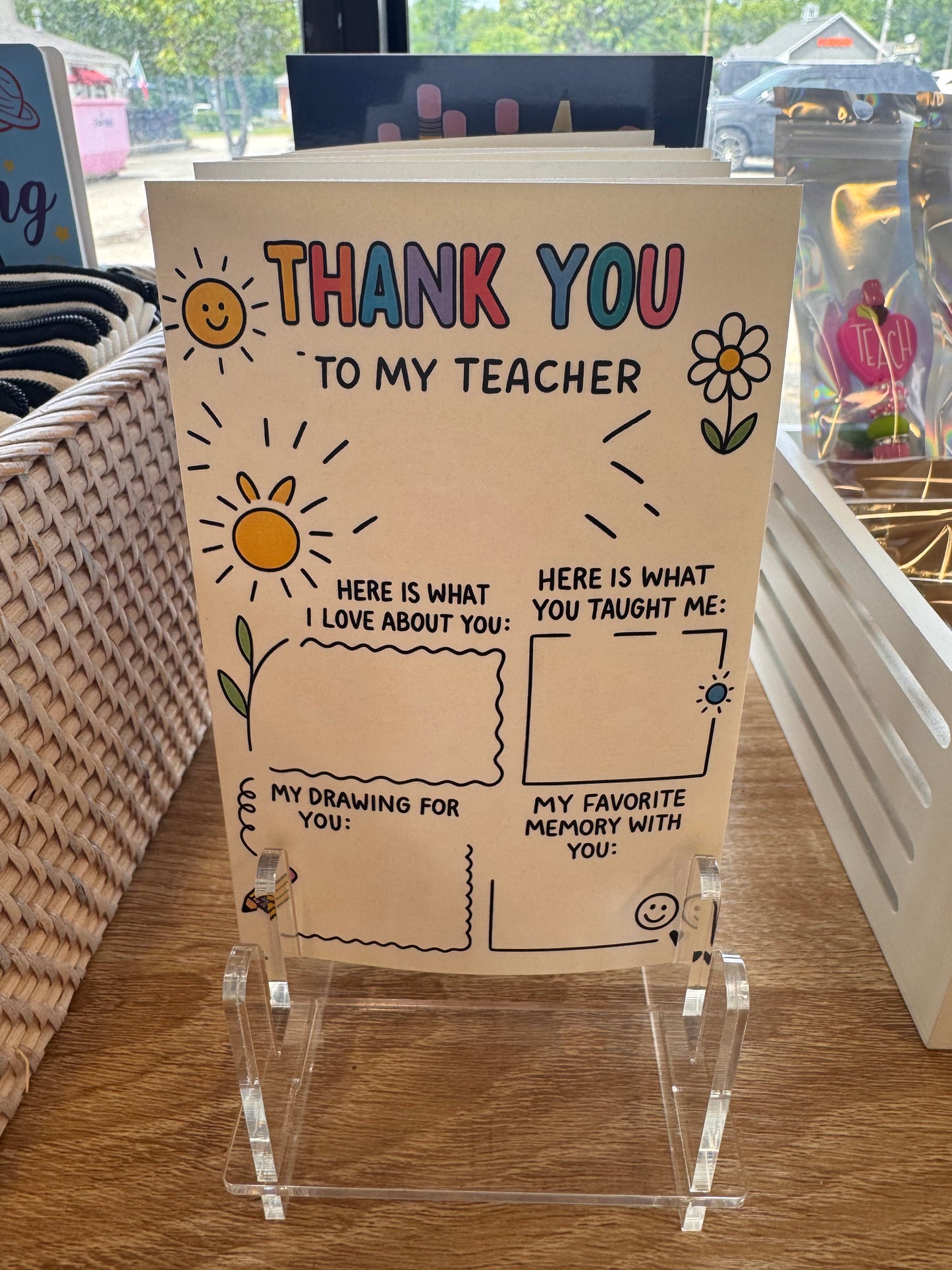 Teacher Thank You Card