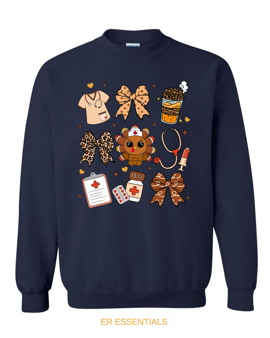 THANKSGIVING NURSE CREWNECK SWEATSHIRT