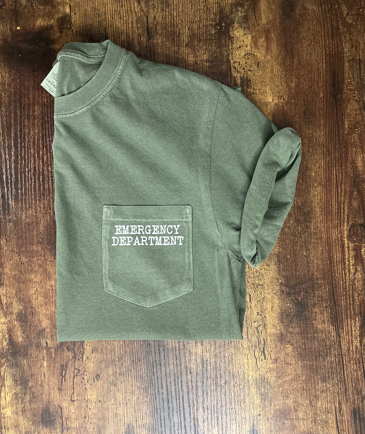 EMERGENCY DEPARTMENT* POCKET SHORT SLEEVE T-SHIRT