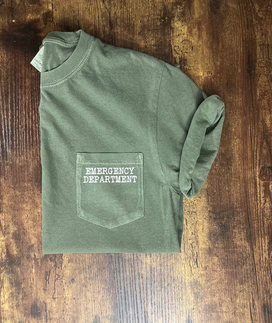EMERGENCY DEPARTMENT* POCKET SHORT SLEEVE T-SHIRT