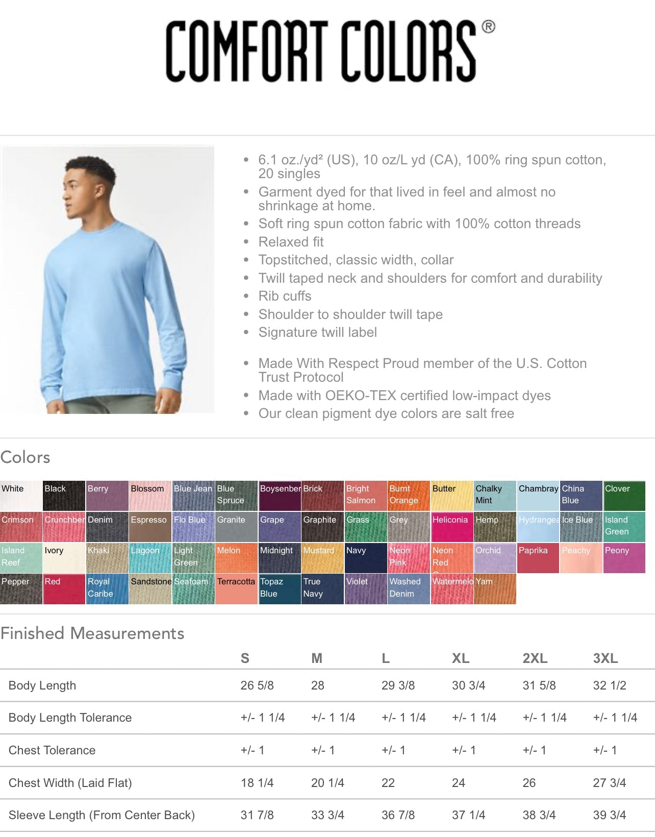 Long Sleeve Emergency Nurse- Comfort Colors
