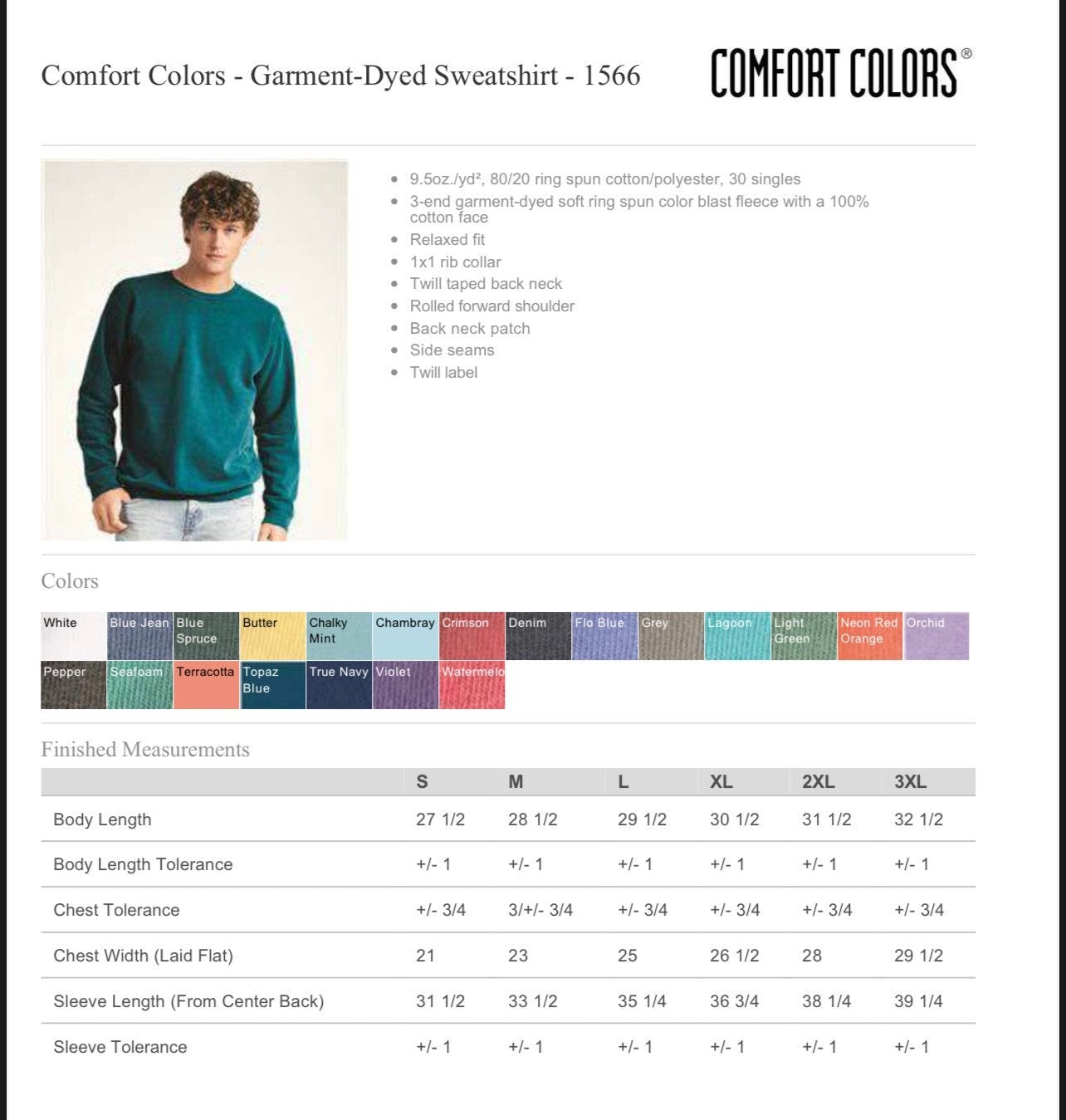 Medical Caduceus Crewneck Sweatshirt WITH EMERGENCY SLEEVE - Comfort Colors