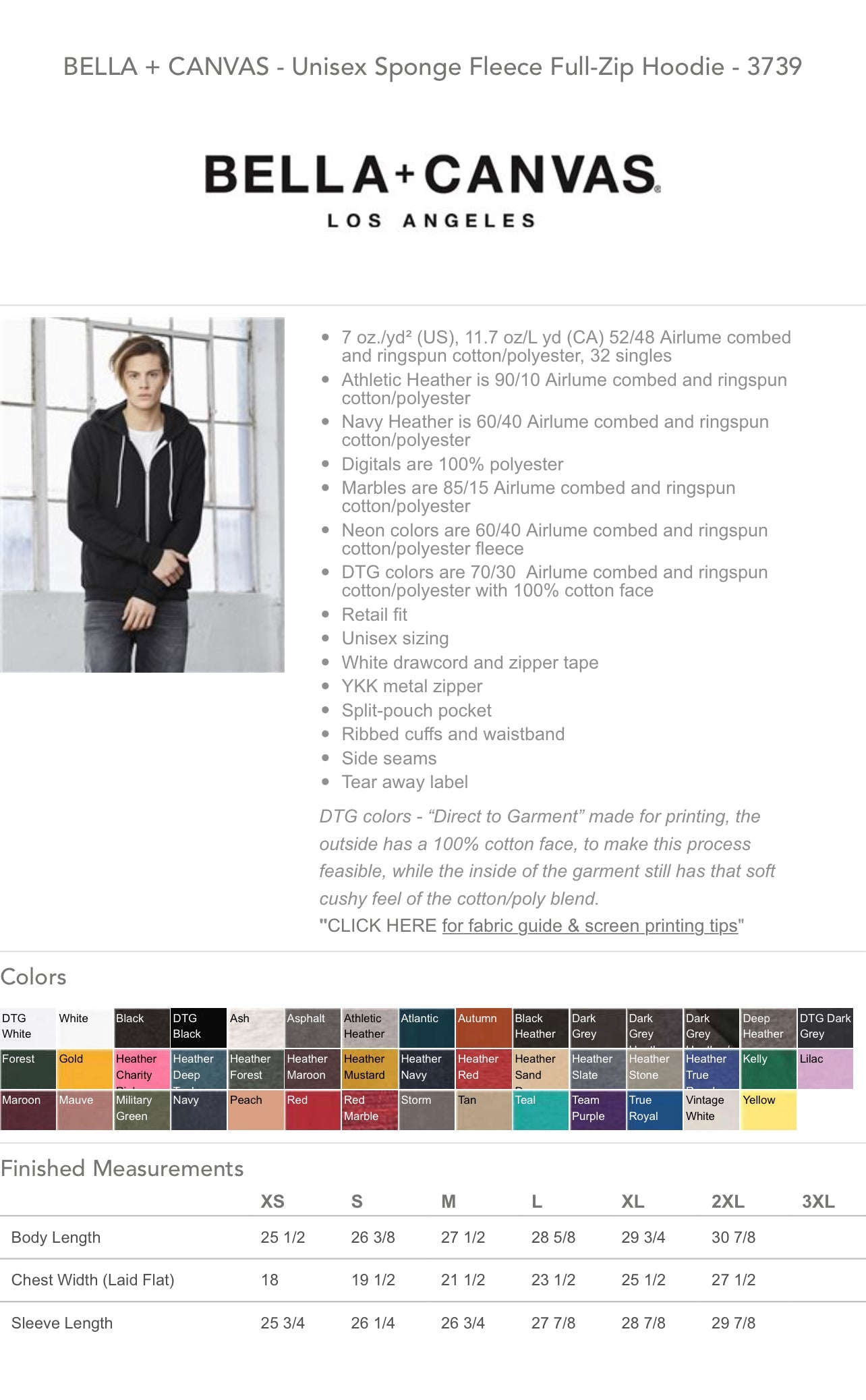 Emergency Department Full Zip Hooded Sweatshirt, 3739