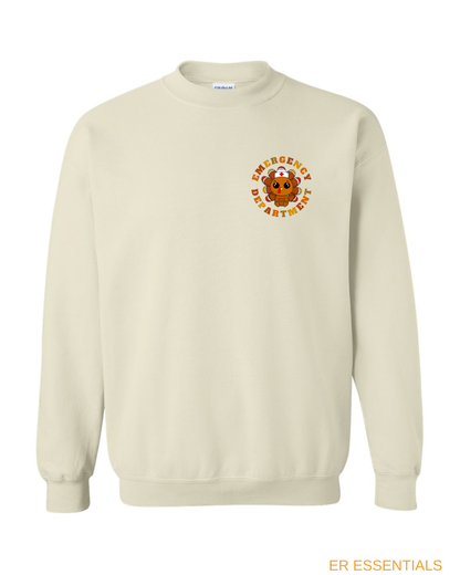 EMERGENCY DEPARTMENT TURKEY CREWNECK SWEATSHIRT
