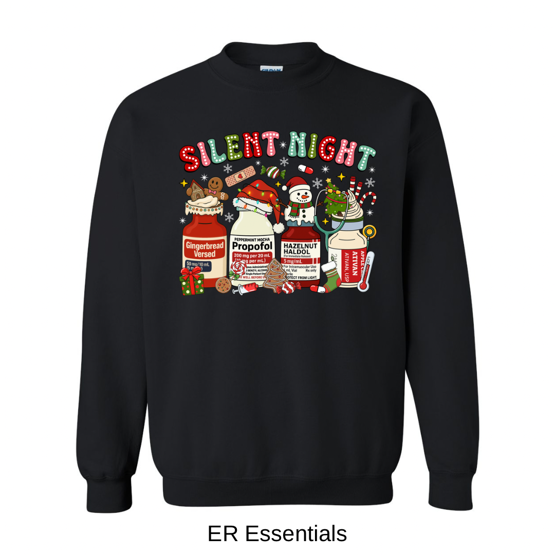 Silent Night Crewneck Sweatshirt