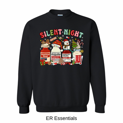 Silent Night Crewneck Sweatshirt
