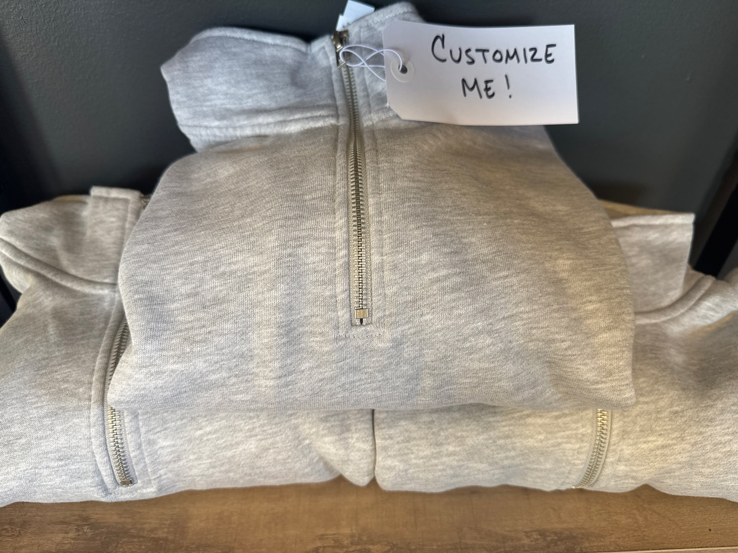 Unisex Pullover 1/4 Sweatshirt