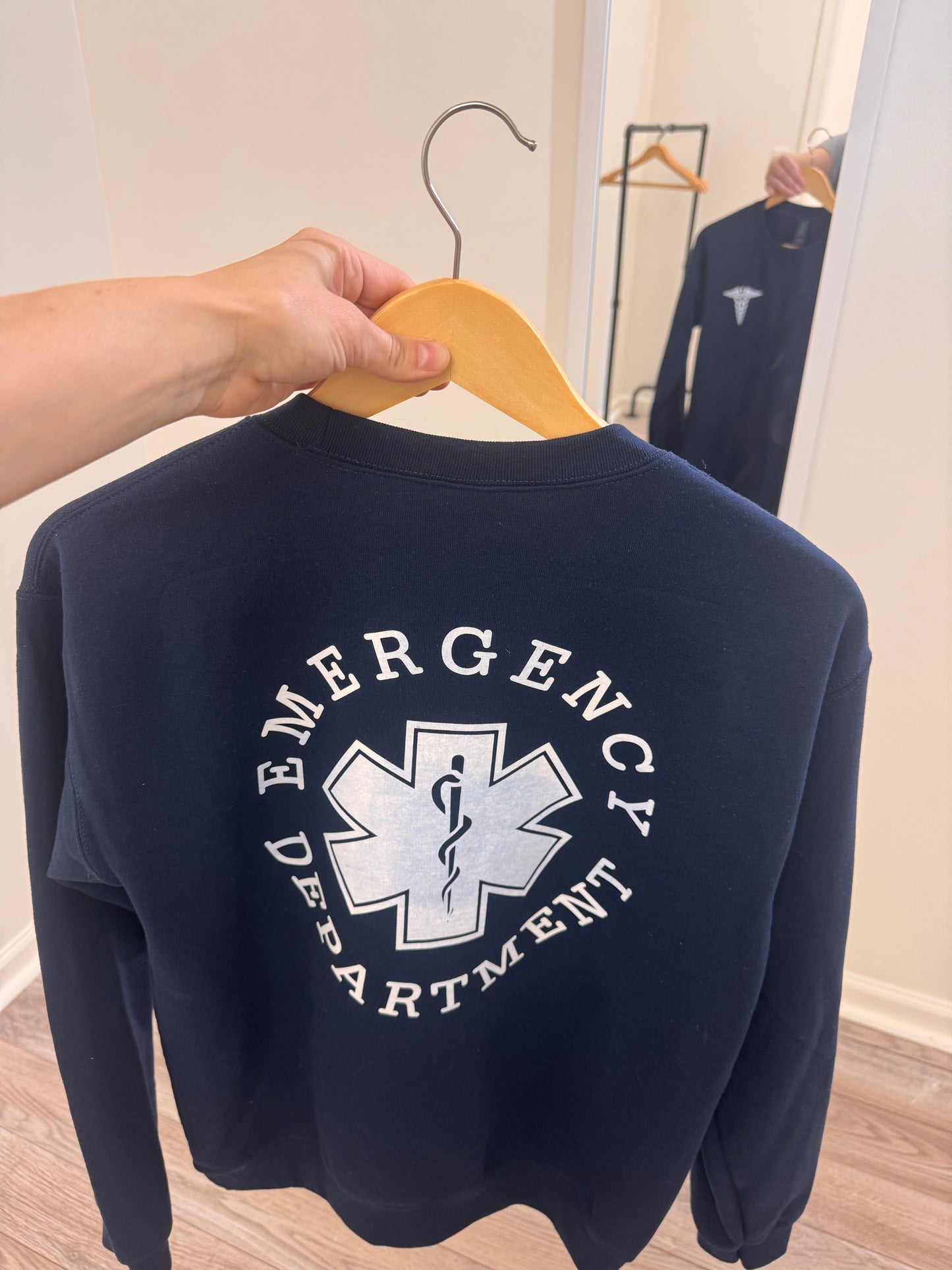 READY TO SHIP- Emergency Department Crewneck Sweatshirt- oops!