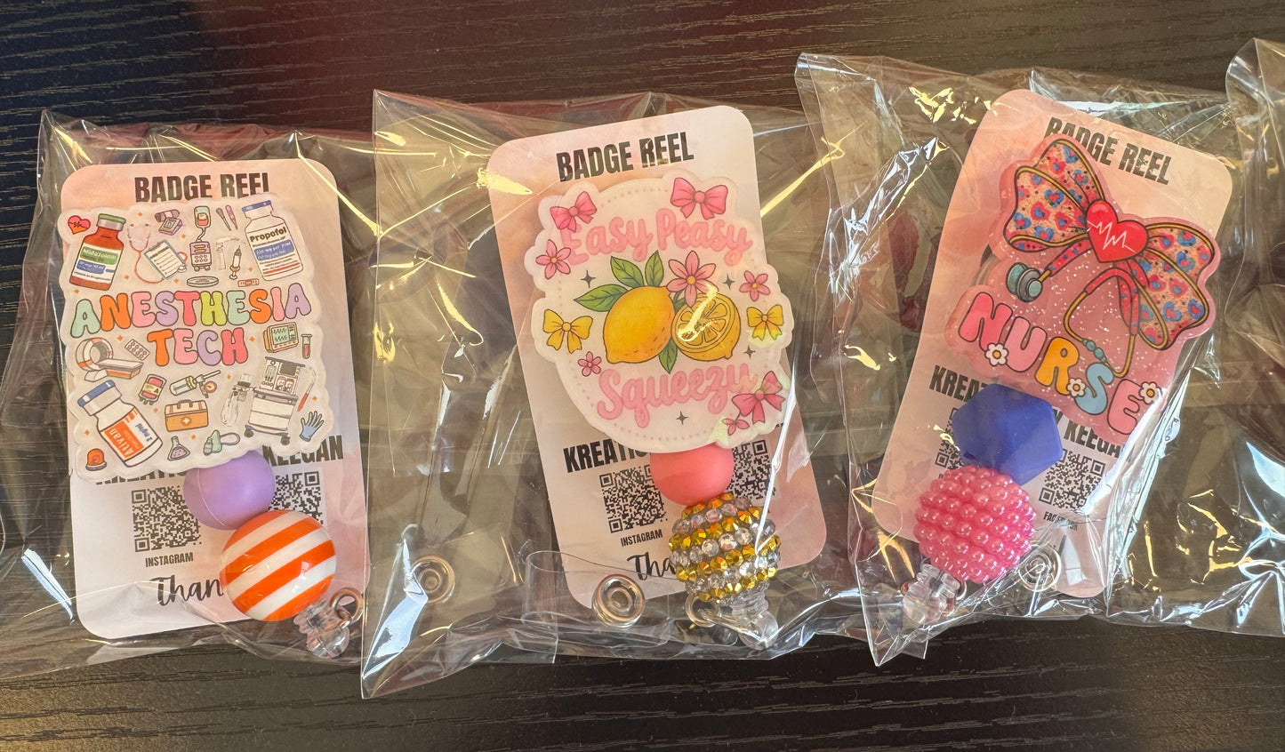 Handmade Badge Reels