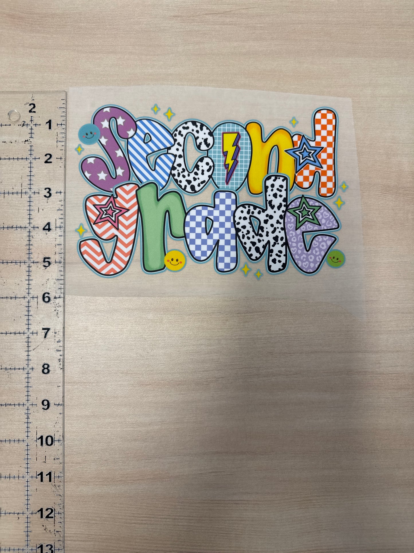 Grade Level- Back to School- DTF PRINTS- Ready to press!