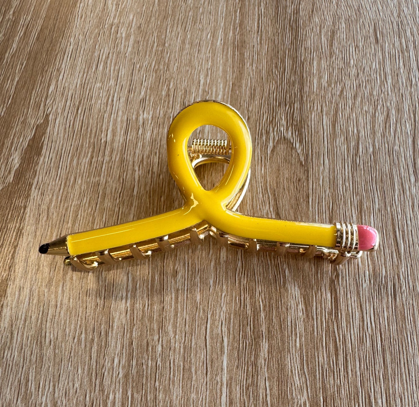 Pencil Hair Claw- Teacher Gift
