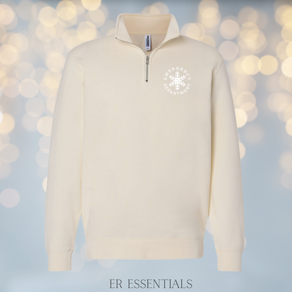 Snowflake Emergency Department Quarter Zip Sweatshirt