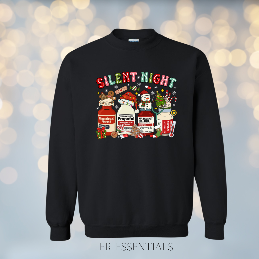 Silent Night Crewneck Sweatshirt