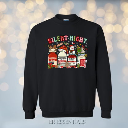 Silent Night Crewneck Sweatshirt