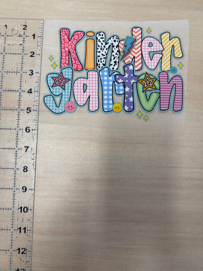 Grade Level- Back to School- DTF PRINTS- Ready to press!