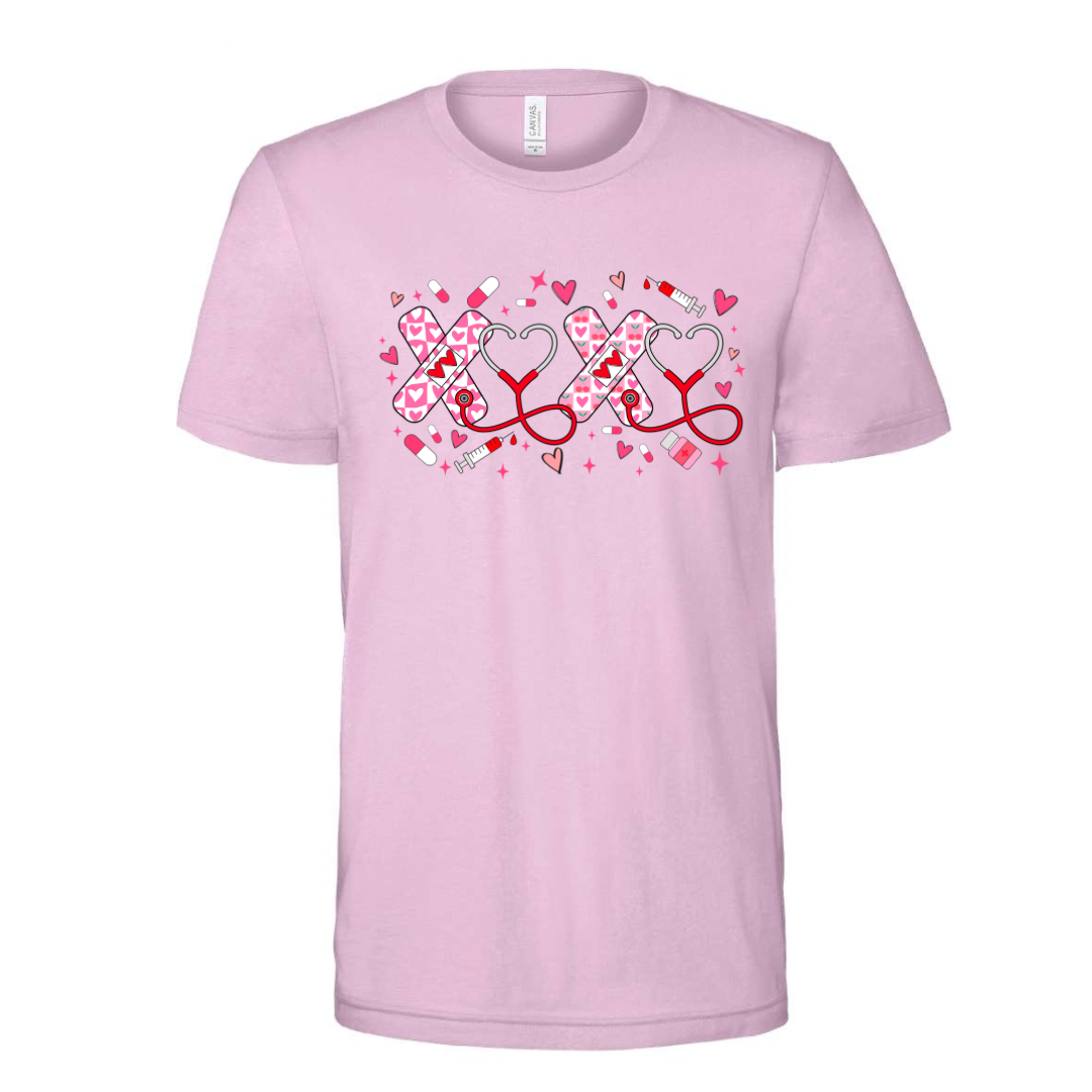 VALENTINE’S DAY SHORT SLEEVE SHIRT- XOXO- SALE