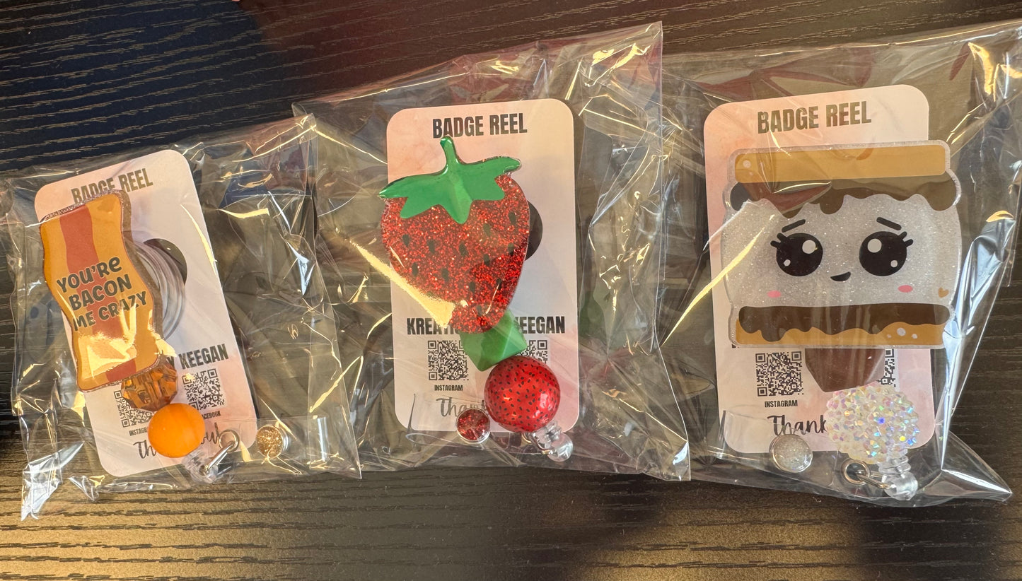 Handmade Badge Reels
