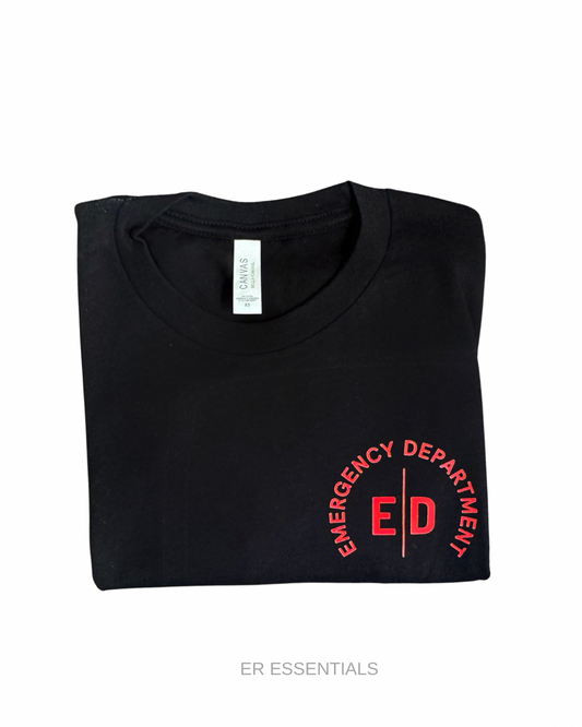 Emergency Department (red image) Short Sleeve T-Shirt (Bella)