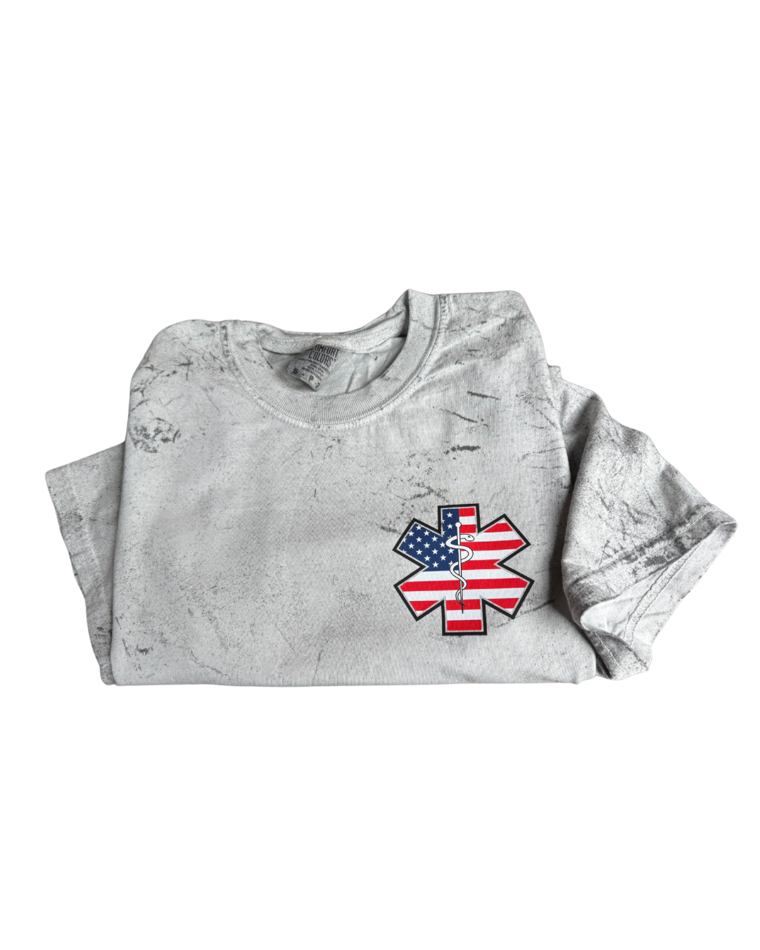AMERICAN FLAG- STAR OF LIFE Colorblast T-Shirt