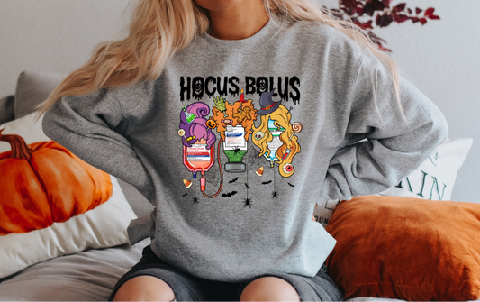 HOCUS BOLUS CREWNECK SWEATSHIRT (Gildan)