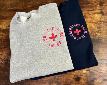 Valentine’s Day Emergency Room Nurse - Crewneck Sweatshirt