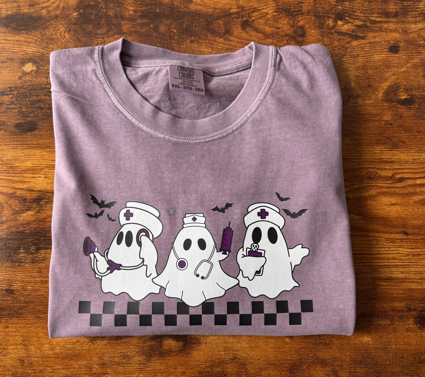 Retro Nurse Ghost T-Shirt
