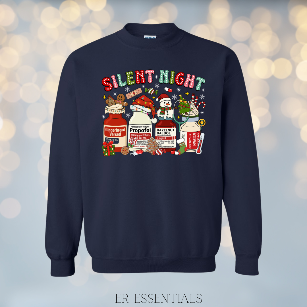 Silent Night Crewneck Sweatshirt