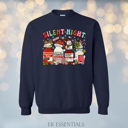 Silent Night Crewneck Sweatshirt