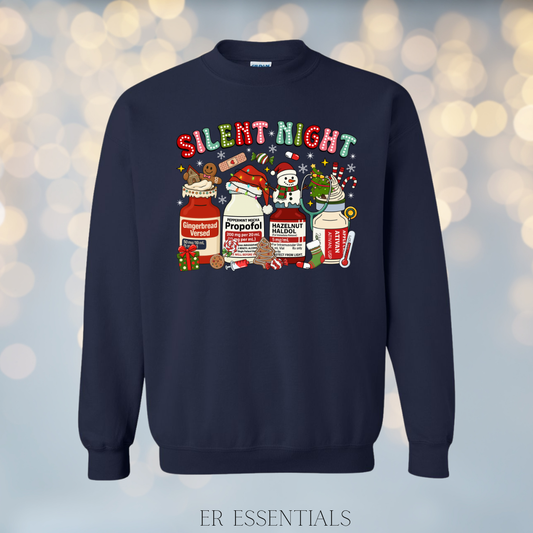 Silent Night Crewneck Sweatshirt