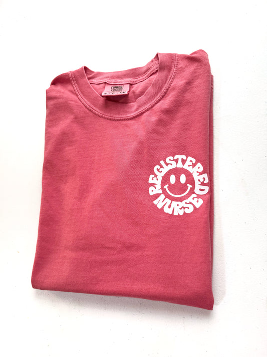*READY TO SHIP* Registered Nurse Smiley T-Shirt