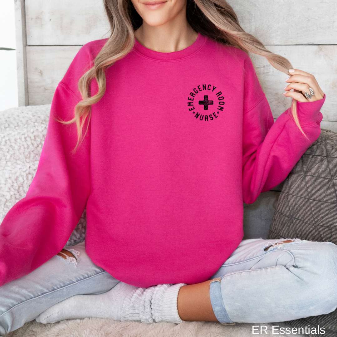 Valentine’s Day Emergency Room Nurse - Crewneck Sweatshirt