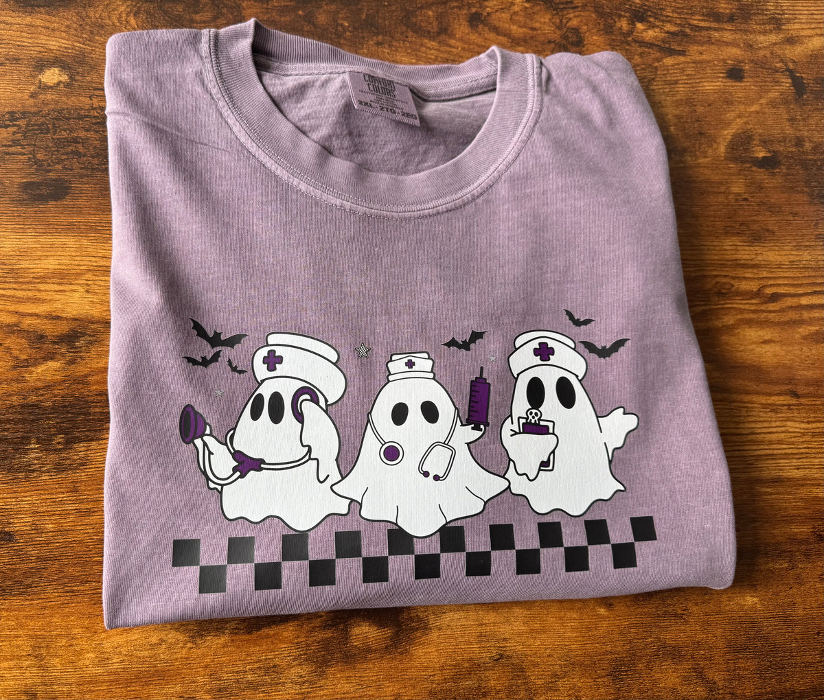 Retro Nurse Ghost T-Shirt