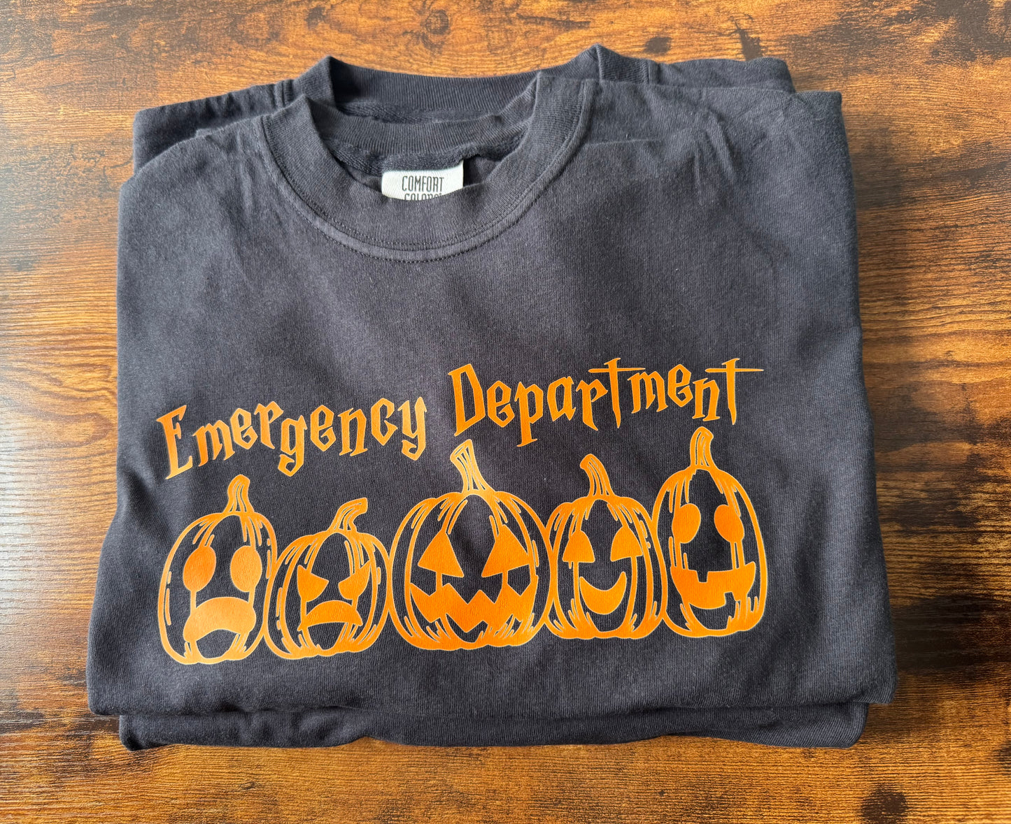 JACK O’ LANTERN Emergency Department T-SHIRT, orange image