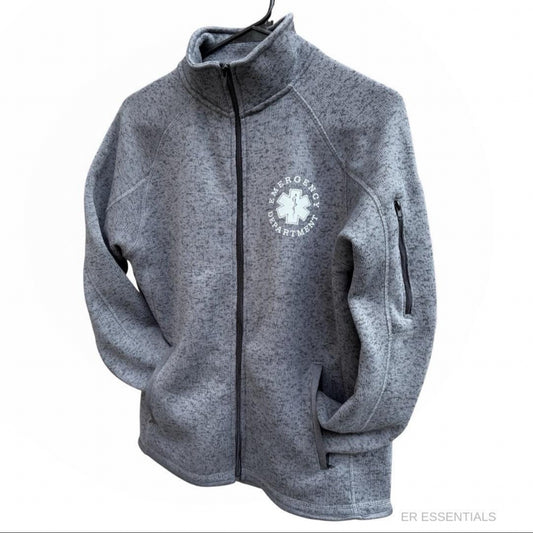 Full Zip Fleece Jacket- READY TO SHIP