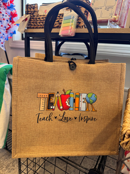 Teacher Tote Bag