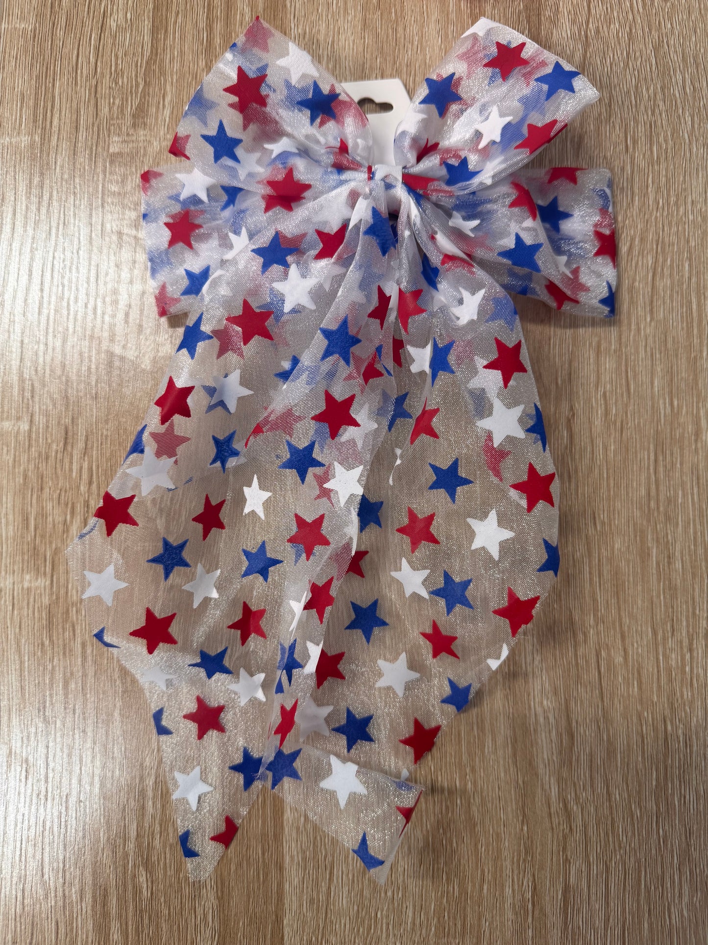 Red, White & Blue Stars Hair Clip