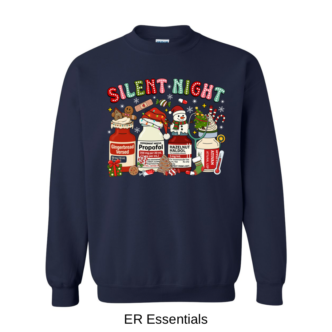Silent Night Crewneck Sweatshirt